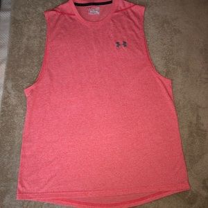 Under Armour loose sleeveless with grey logo
